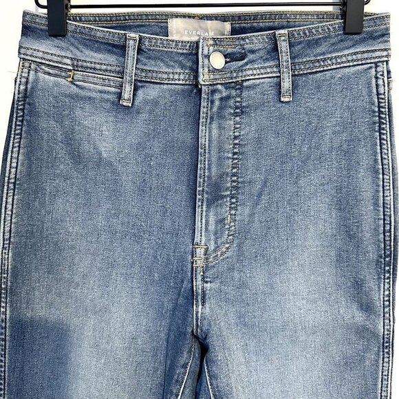 NEW Everlane The Way-High Clean Front Skinny Jean in Blue - Size 27 - Picture 3 of 12